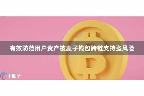 有效防范用户资产被麦子钱包跨链支持盗风险